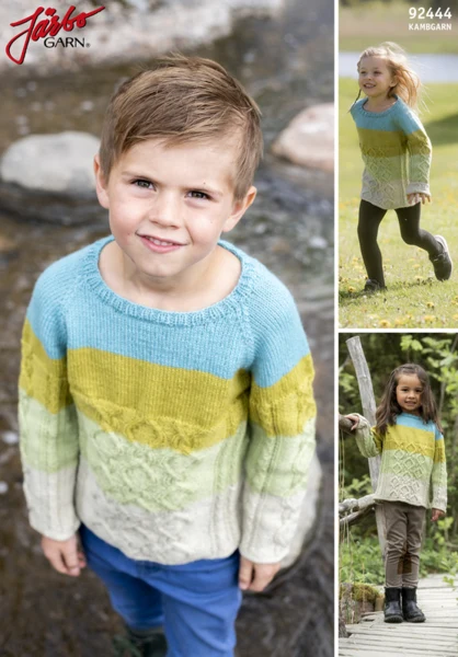 92444 Mollys Twist - Bluse til børn med fletning
